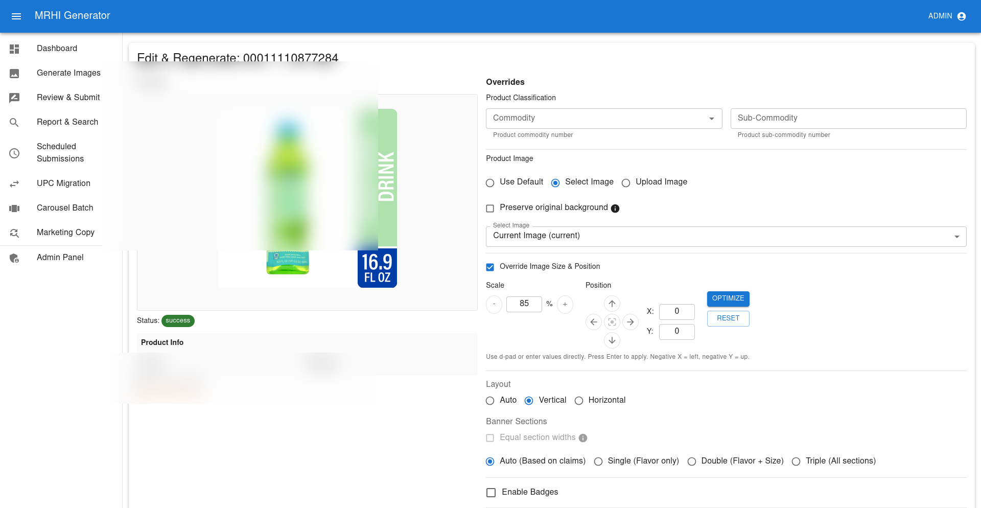 Adaptive Content editor
